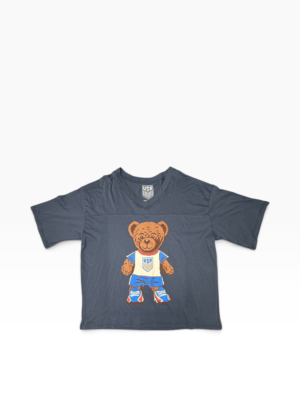 Official U.S. Soccer Federation Teddy Bear T-Shirt XL Navy